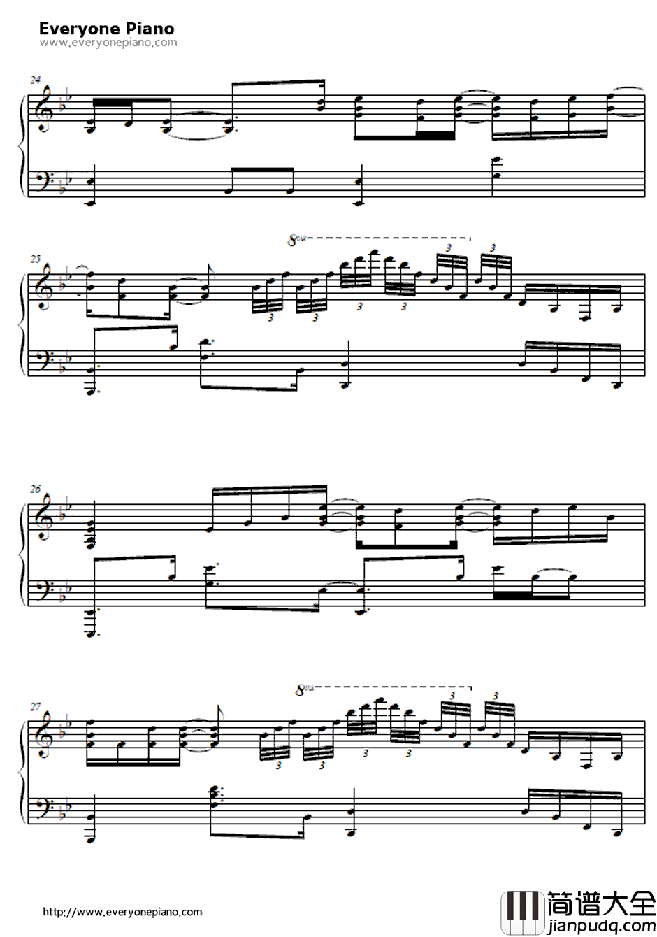 Rocket_Man钢琴谱_EltonJohn