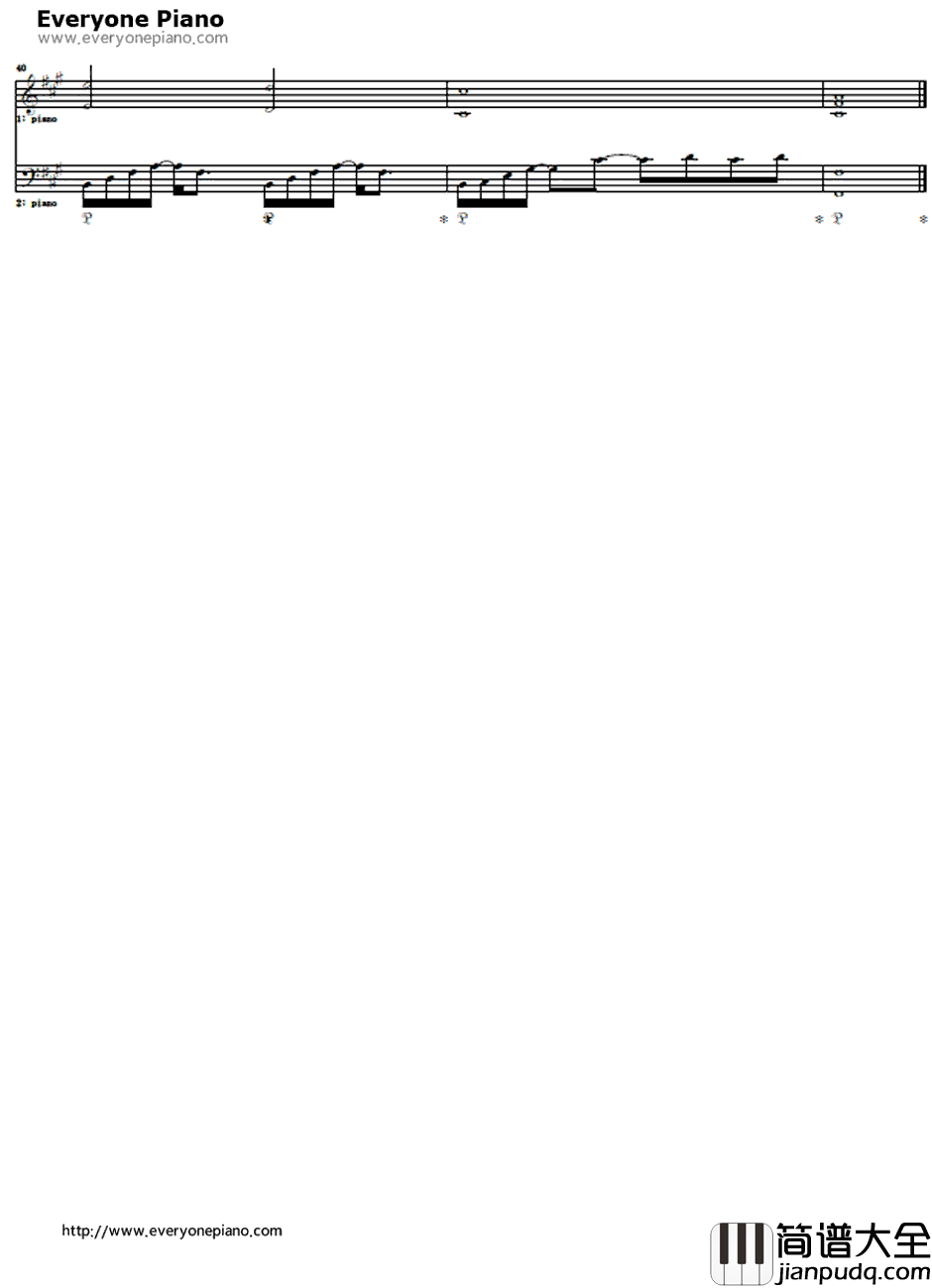 くれなゐ钢琴谱_天野月_零：真红之蝶主题曲