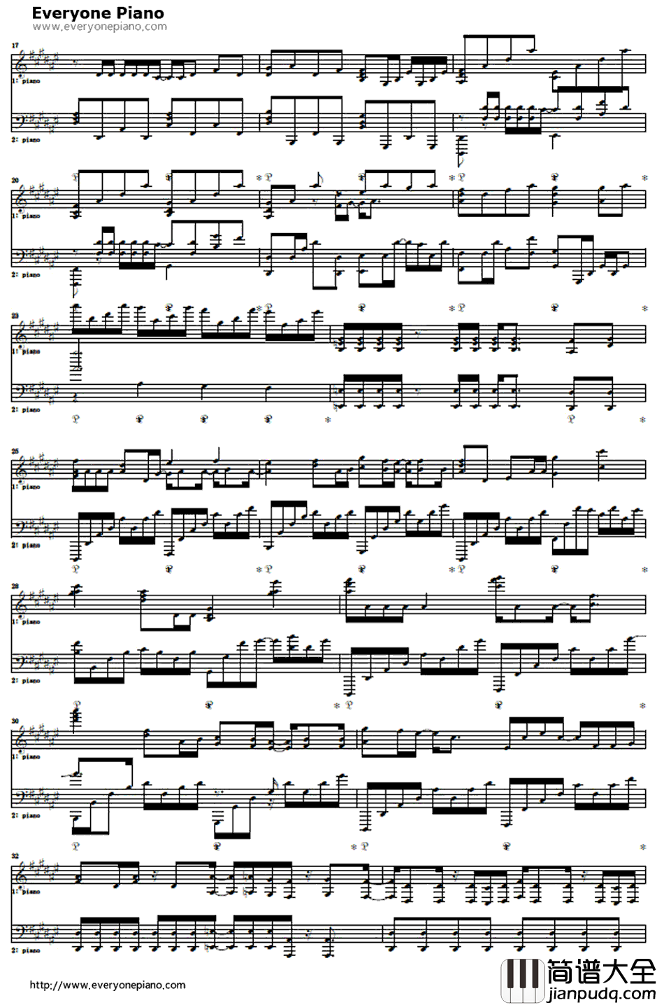 Zoetrope钢琴谱_やなぎなぎ_AmnesiaOP_失忆症OP