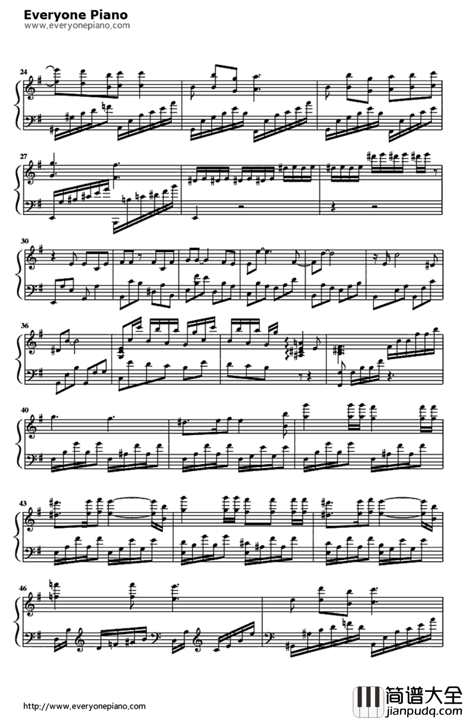 The_Slightly_Chipped_Full_Moon钢琴谱_岩崎琢_黑执事Ⅱ插曲