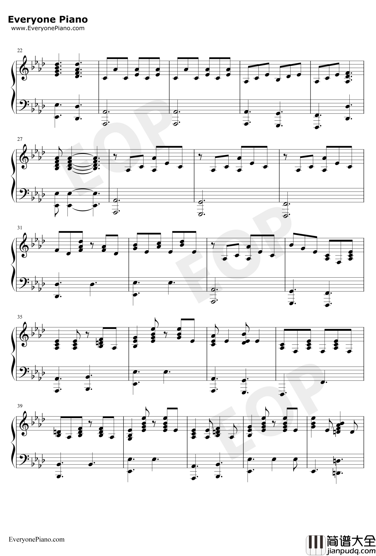 Some_body_to_Love钢琴谱_Queen