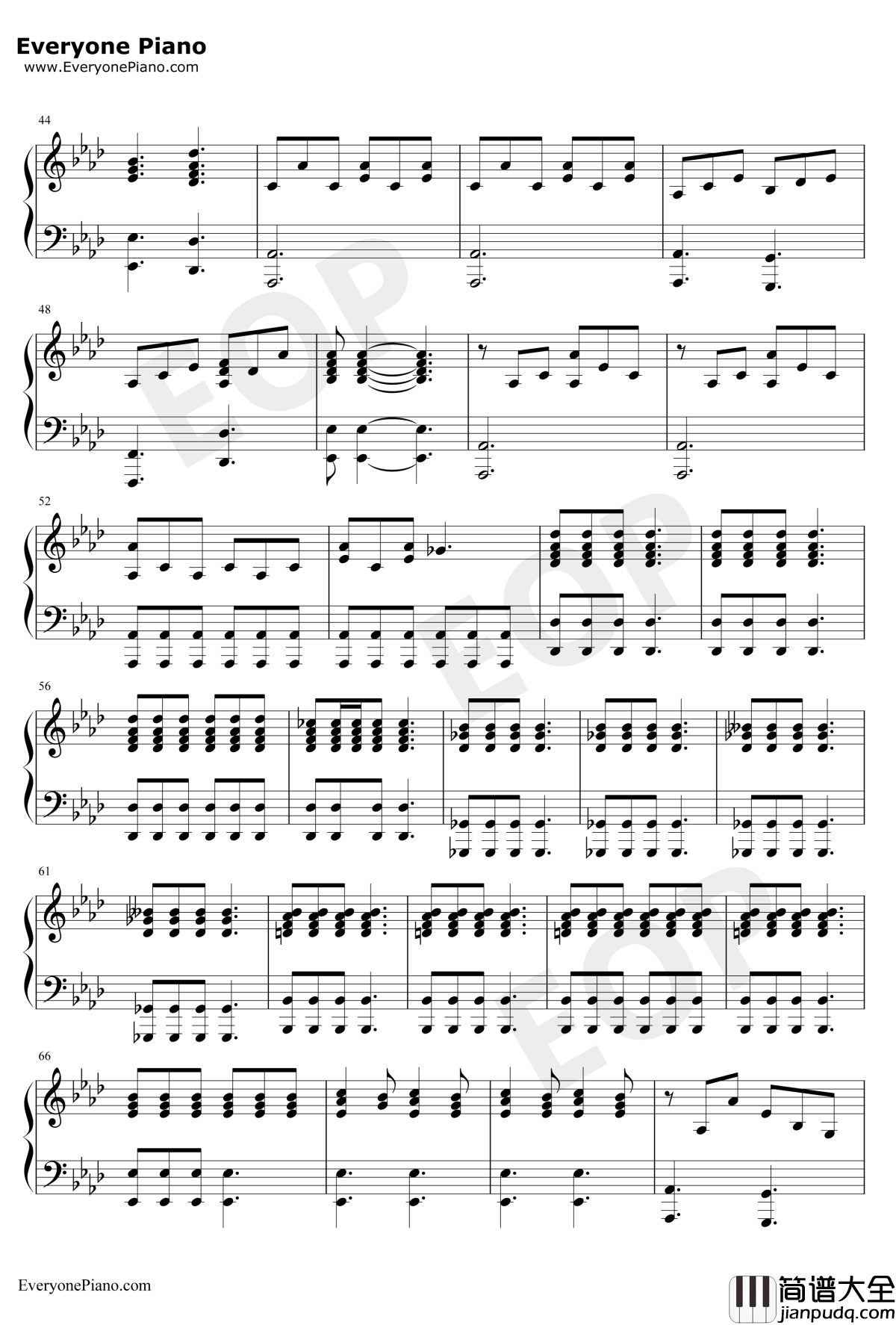 Some_body_to_Love钢琴谱_Queen