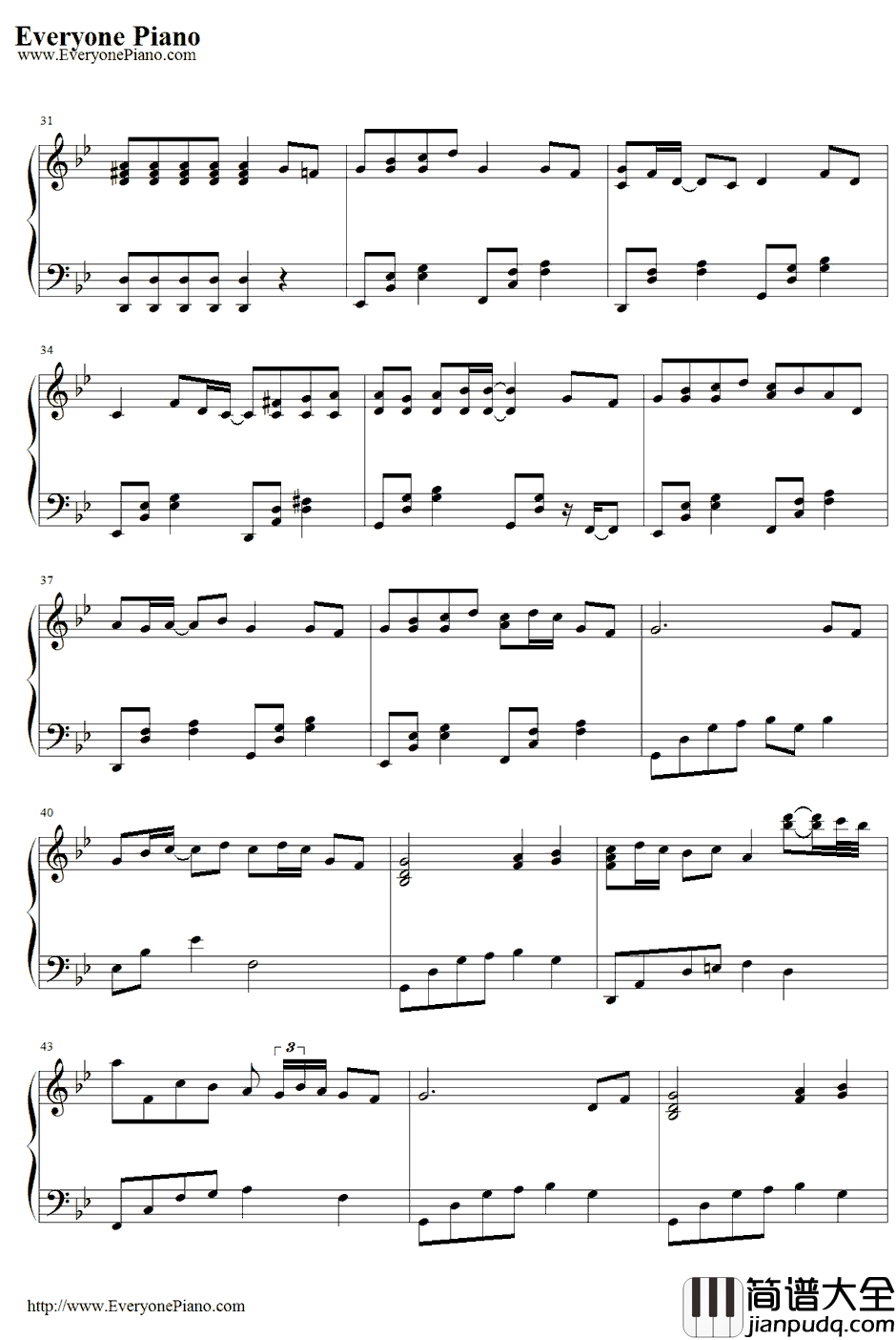 花びらの刻钢琴谱_吉冈亚衣加_薄樱鬼随想录OP