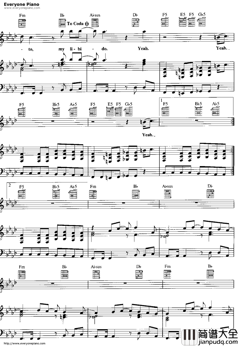 Smells_Like_Teen_Spirit钢琴谱_Nirvana