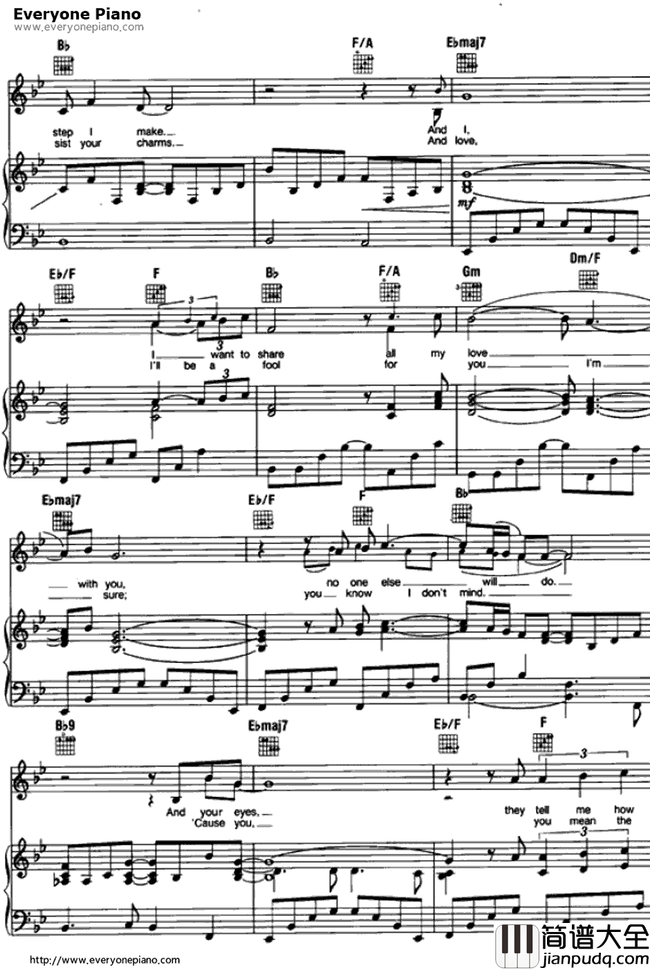 Endless_Love钢琴谱_LionelRichie&DianaRoss_EndlessLove（无尽的爱）主题曲