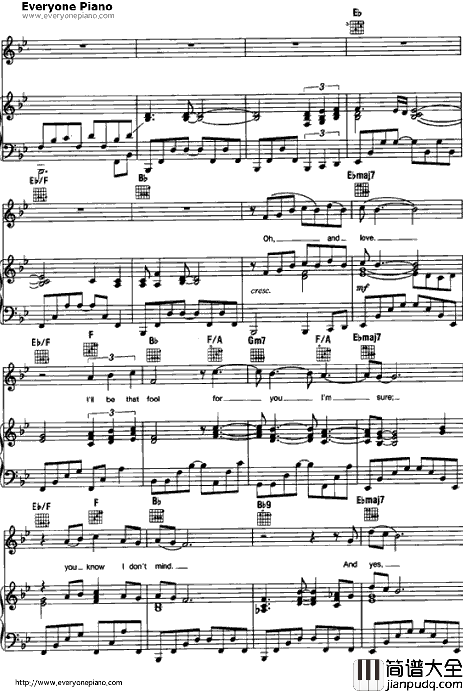 Endless_Love钢琴谱_LionelRichie&DianaRoss_EndlessLove（无尽的爱）主题曲