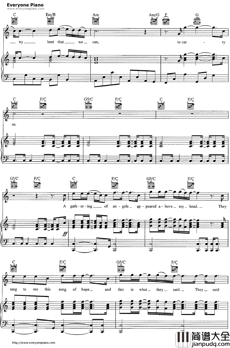 Come_Sail_Away钢琴谱_Styx