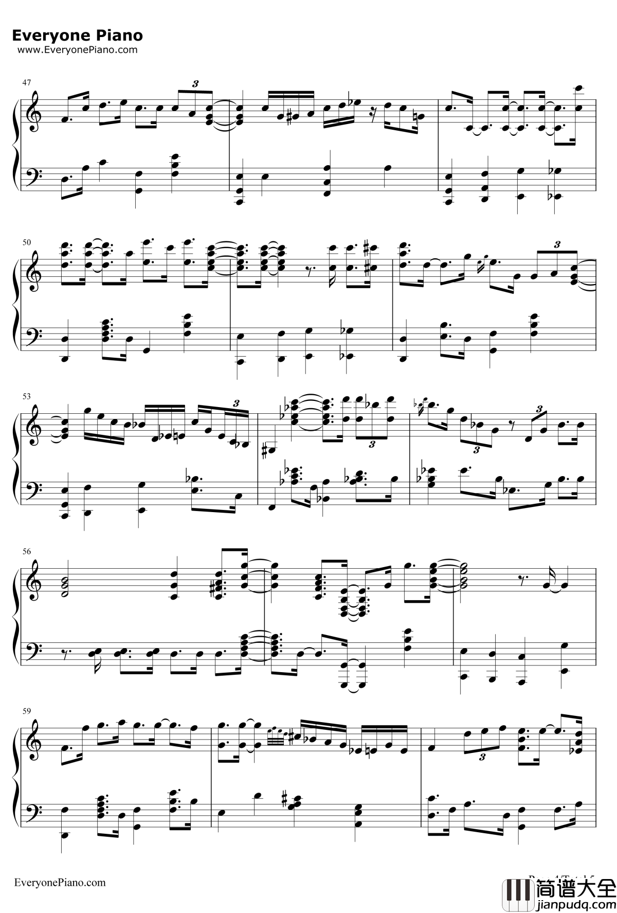 Blue_Moon钢琴谱_RichardRodgersLorenzHart