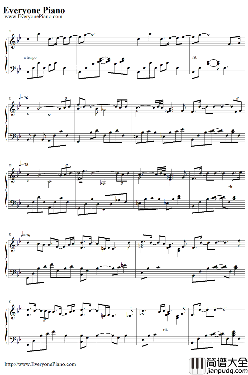 In_My_Life钢琴谱_KevinKern