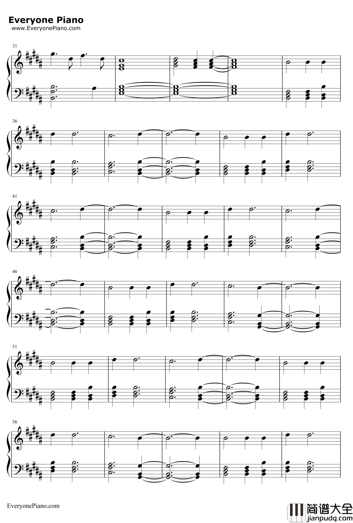 All_of_the_Stars钢琴谱_EdSheeran_星运里的错OST