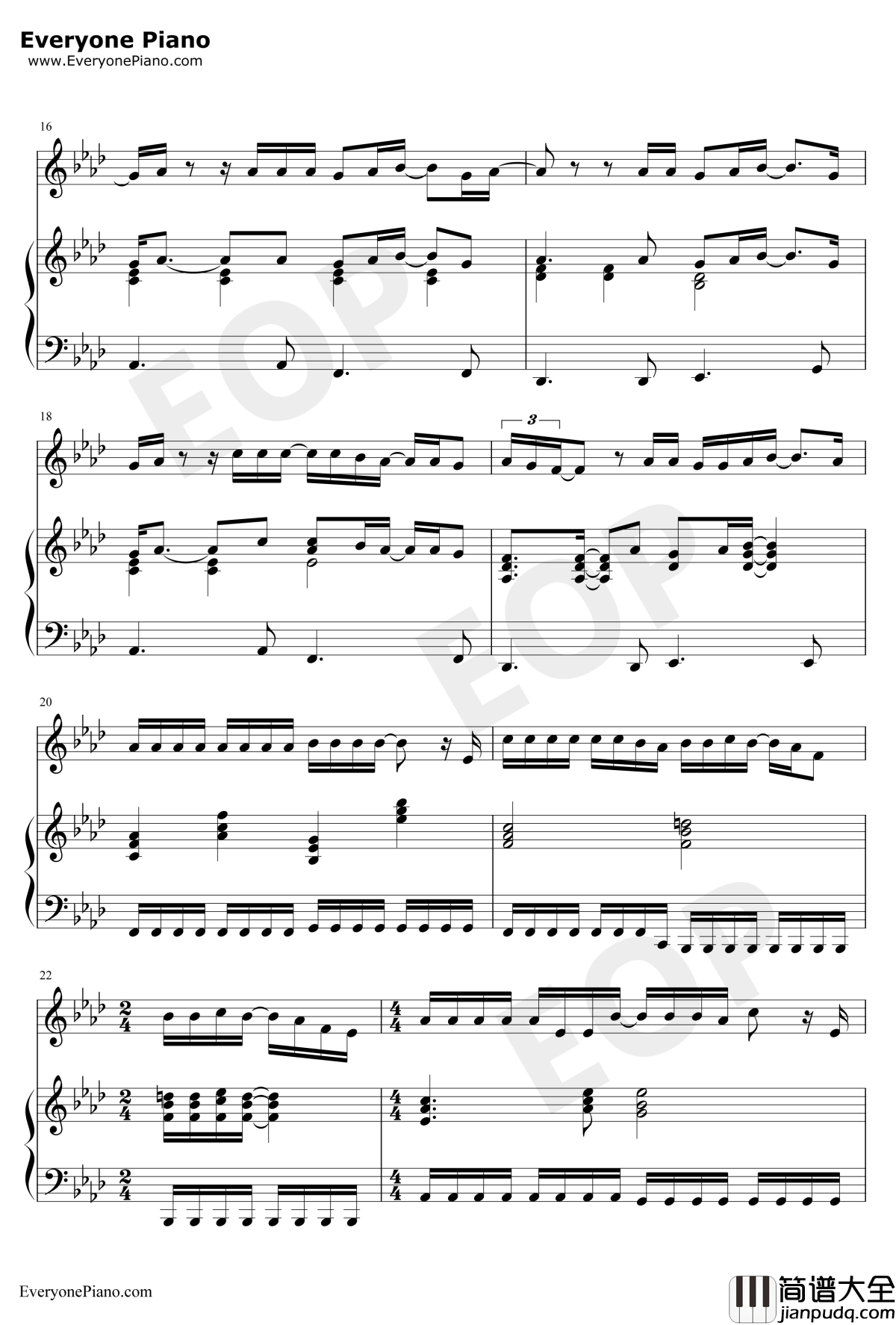 Total_Eclipse_of_the_Heart钢琴谱_BonnieTyler