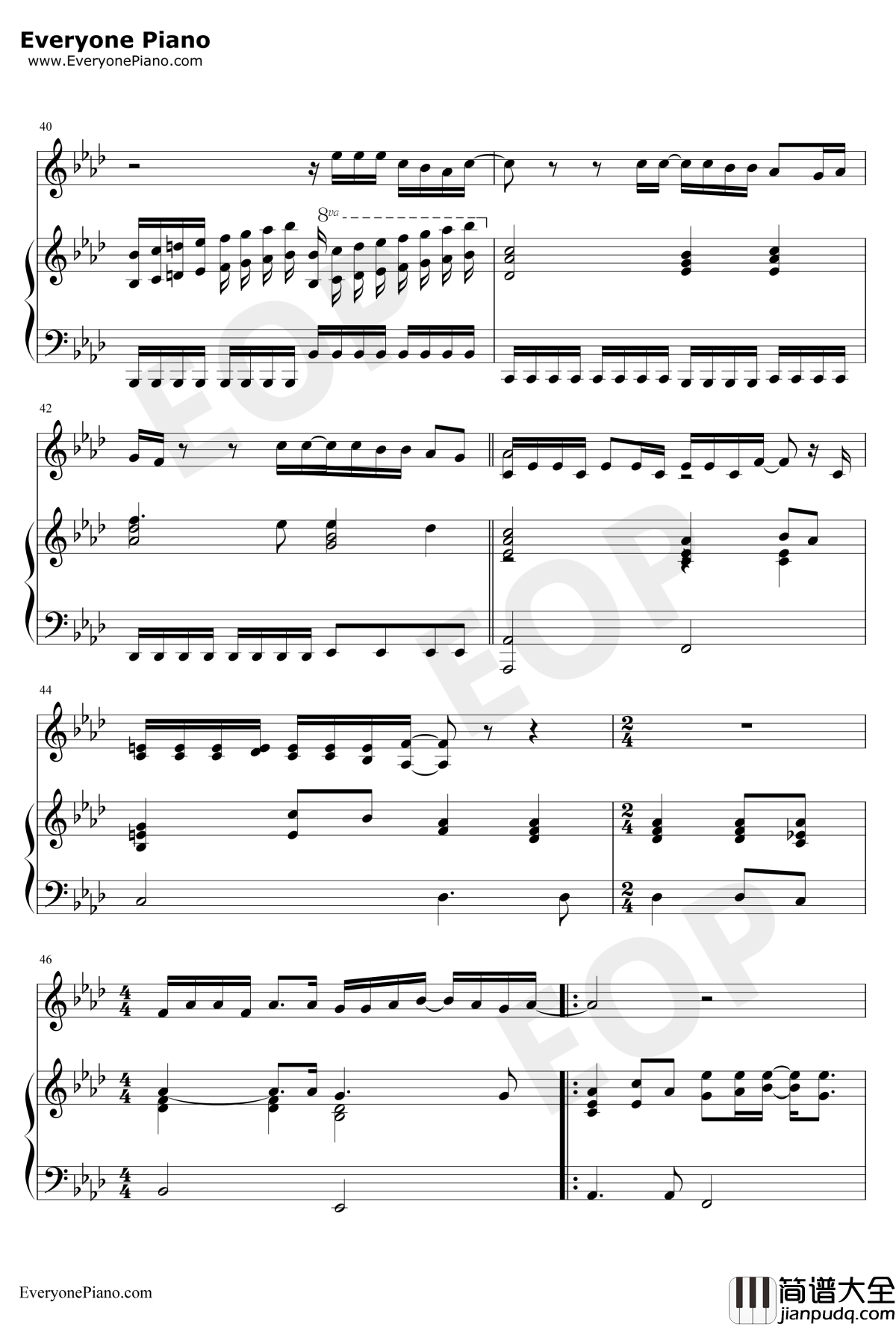 Total_Eclipse_of_the_Heart钢琴谱_BonnieTyler