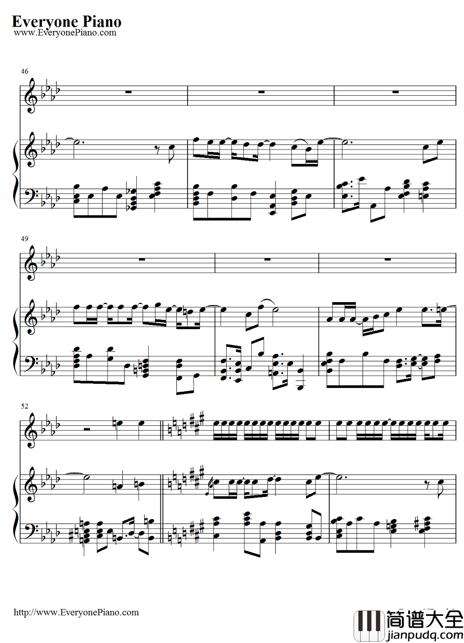 Marry_U钢琴谱_SuperJunior