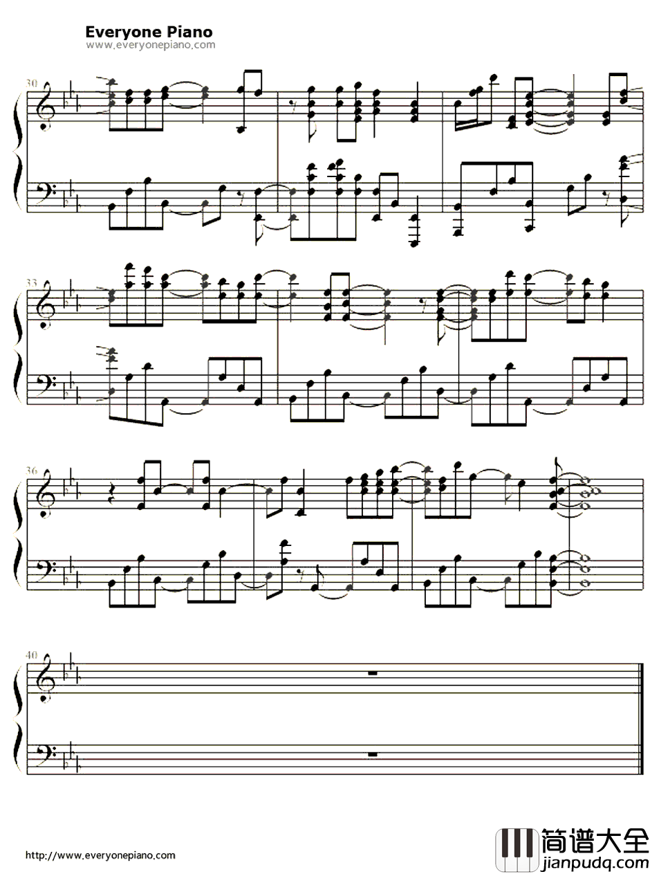 ebb_and_flow钢琴谱_Ray_来自风平浪静的明天OP2