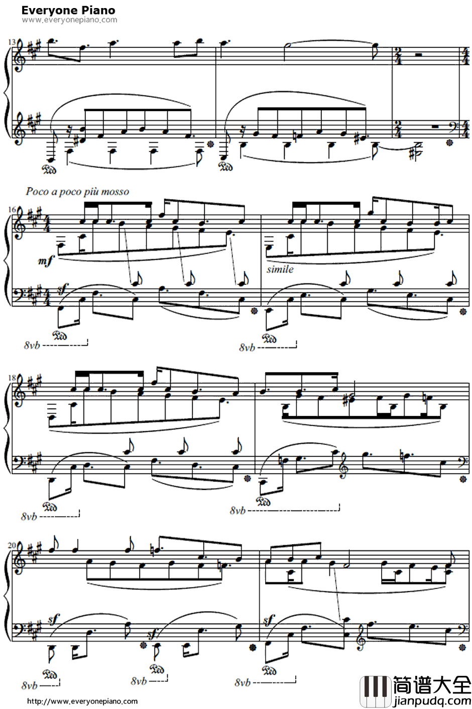 楽园の扉钢琴谱_青叶林檎_EuphoriaOP