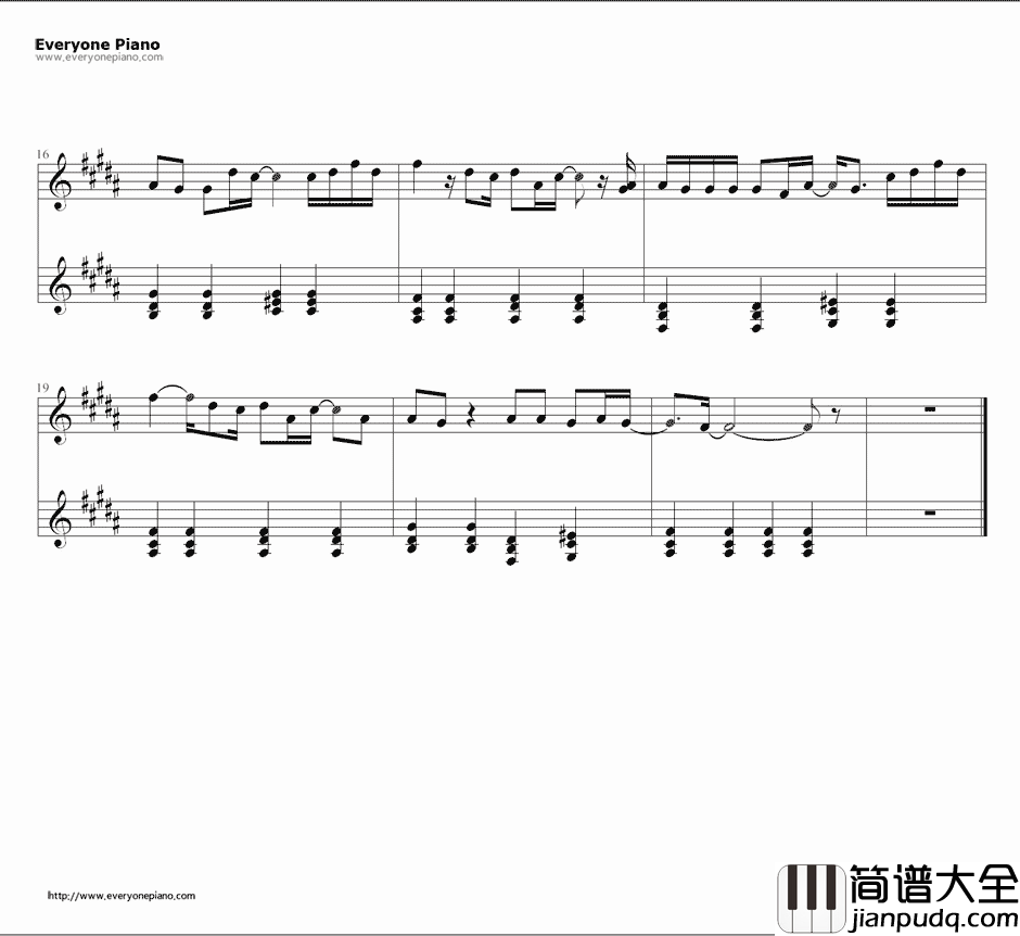 Take_Me_To_Your_Heart钢琴谱_MichaelLearnsToRock迈克学摇滚张学友_吻别英文版