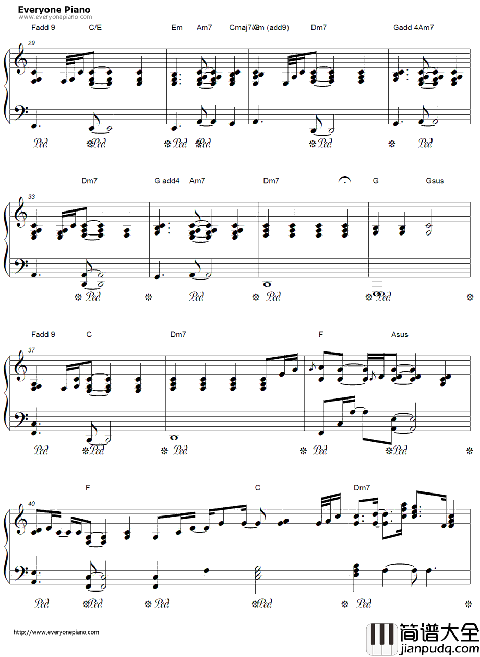 ICan't_Make_You_Love_Me钢琴谱_BonIver