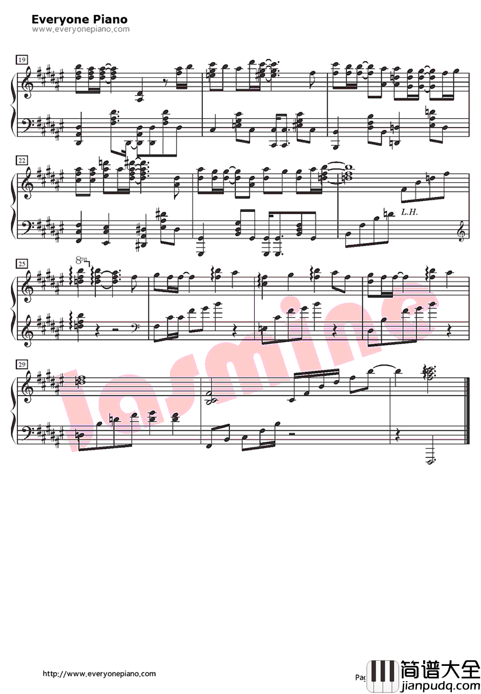 アメフラシの歌〜BeautifulRain〜钢琴谱_前田玲奈_尽管如此世界依然美丽插曲　