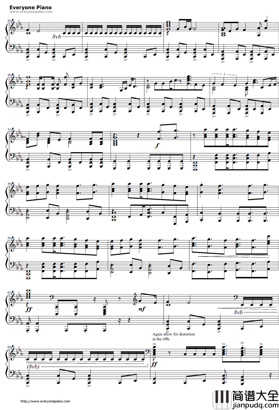 Eye_of_theTiger钢琴谱_Survivor_洛奇3主題歌