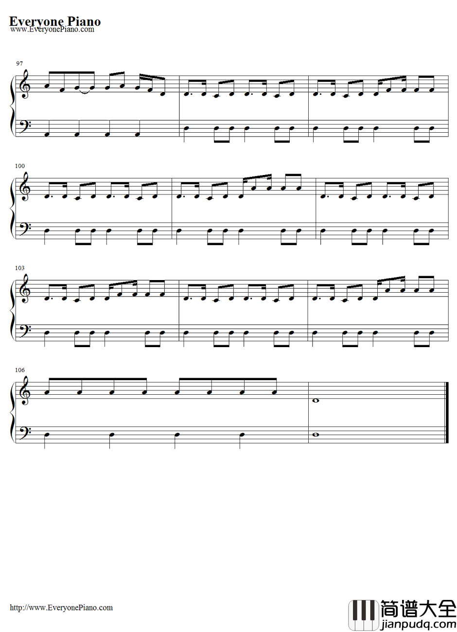 BO_NAMANA钢琴谱_SuperJunior