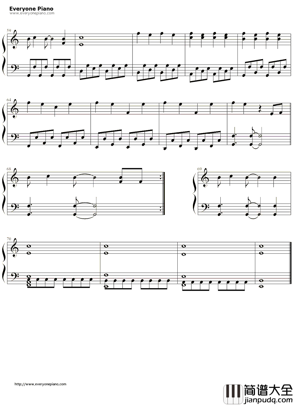 Iam钢琴谱_hitomi古谷仁美_犬夜叉OP2