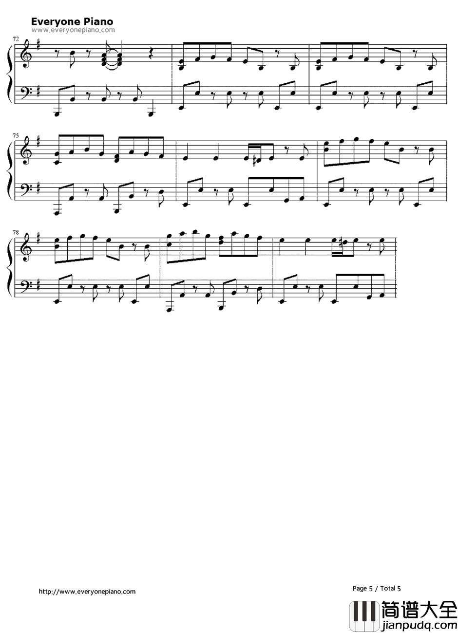 Sexy_Love钢琴谱_T_ara