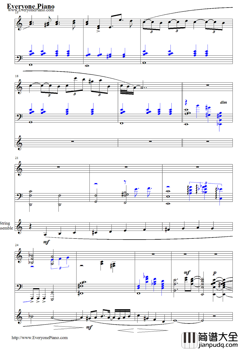 Never_Meant_to_Belong钢琴谱_鹭巣诗郎_死神插曲