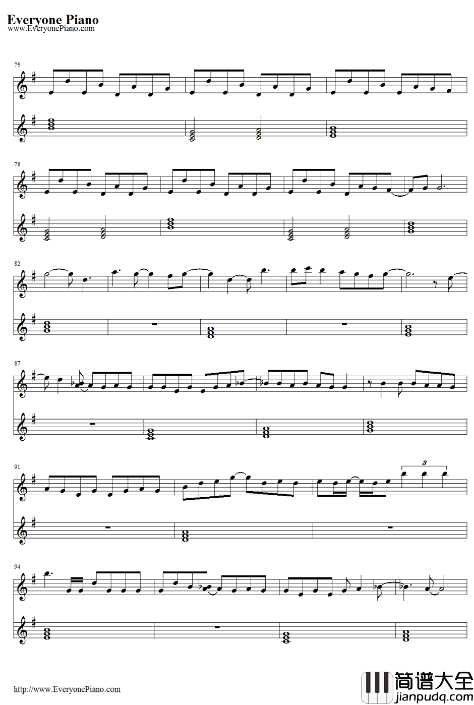 Shine_Days钢琴谱_GirlsDeadMonster（LiSA）_AngelBeats!插曲