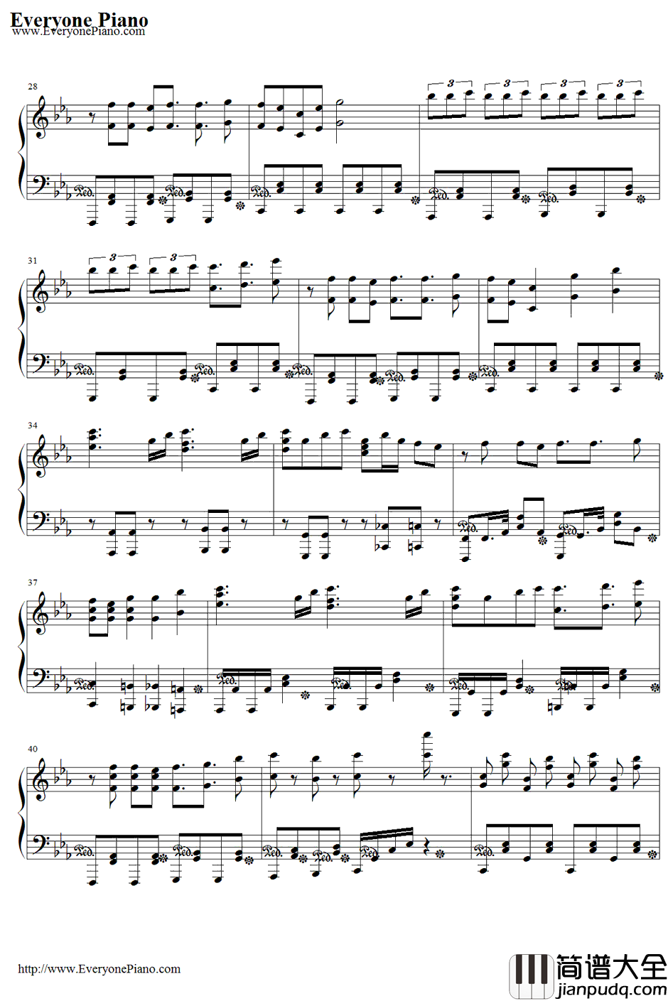 旋转吧!雪月花钢琴谱_歌组雪月花（原田瞳茅野爱衣小仓唯）_回レ！雪月花_机巧少女不会受伤ED