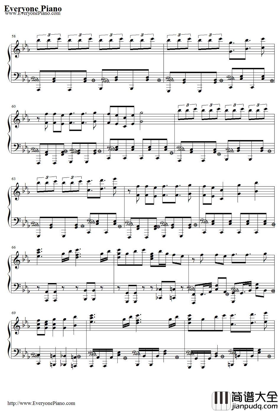 旋转吧!雪月花钢琴谱_歌组雪月花（原田瞳茅野爱衣小仓唯）_回レ！雪月花_机巧少女不会受伤ED