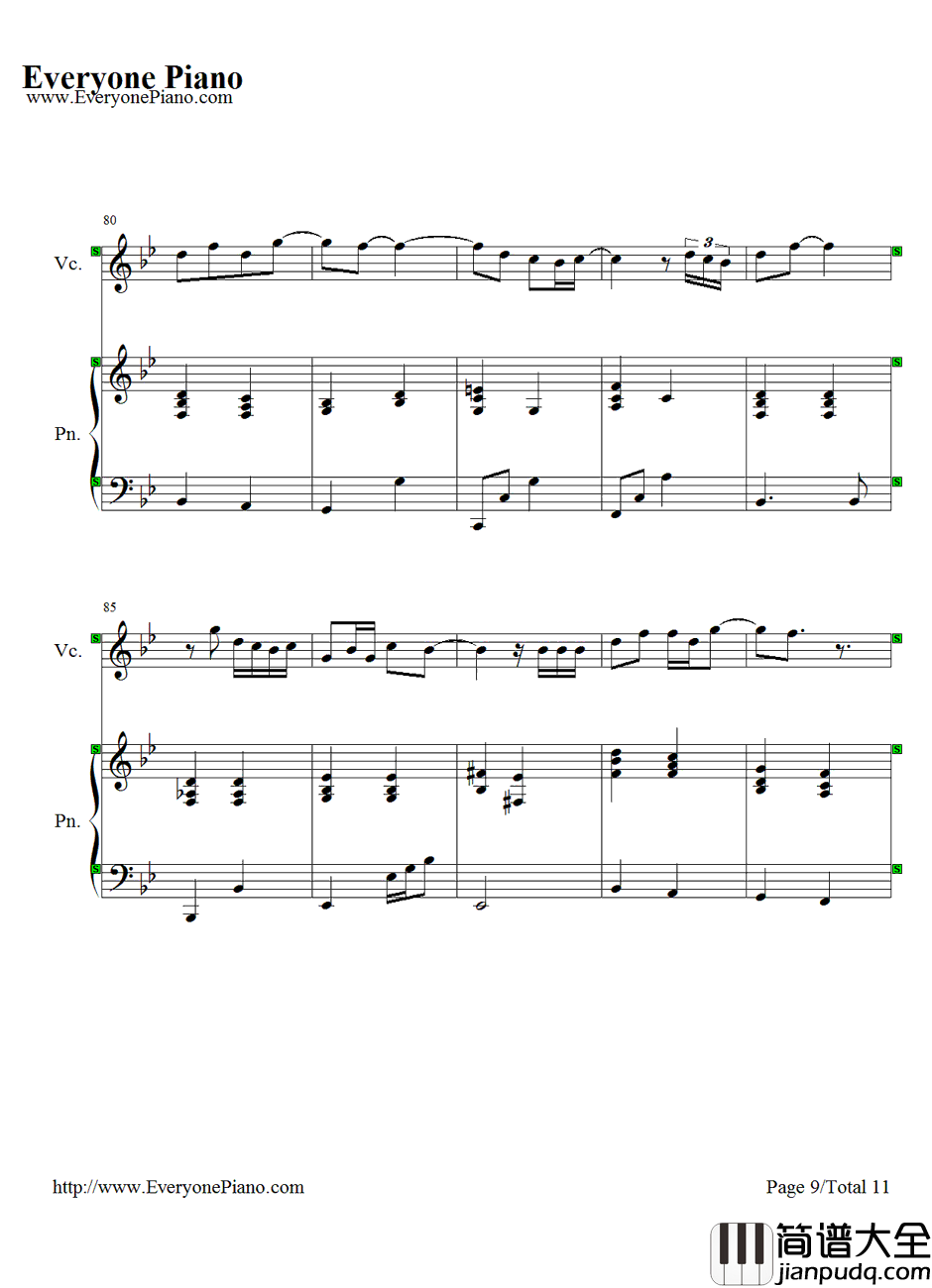 Desperado钢琴谱_藤田惠美