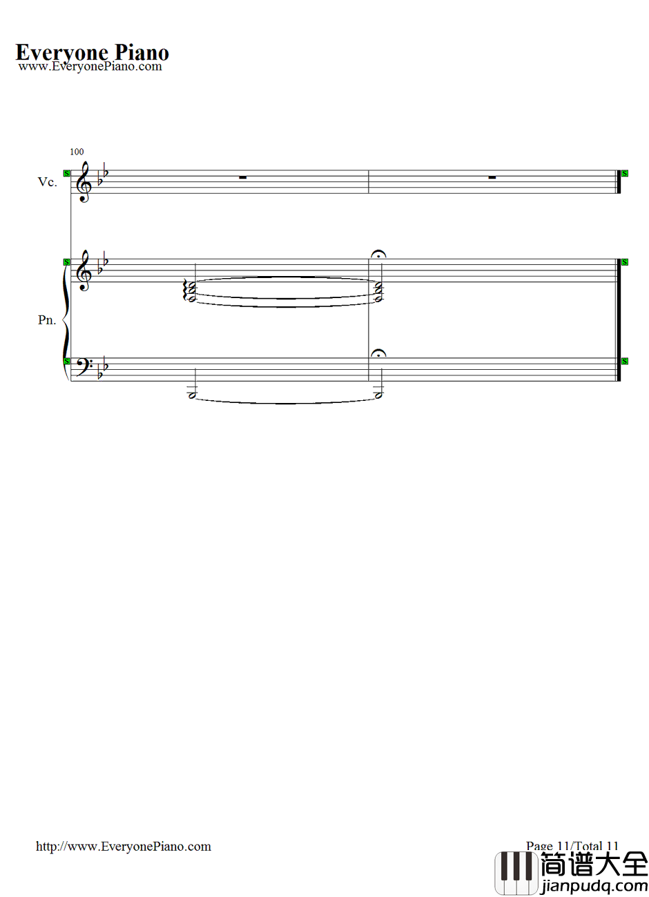 Desperado钢琴谱_藤田惠美