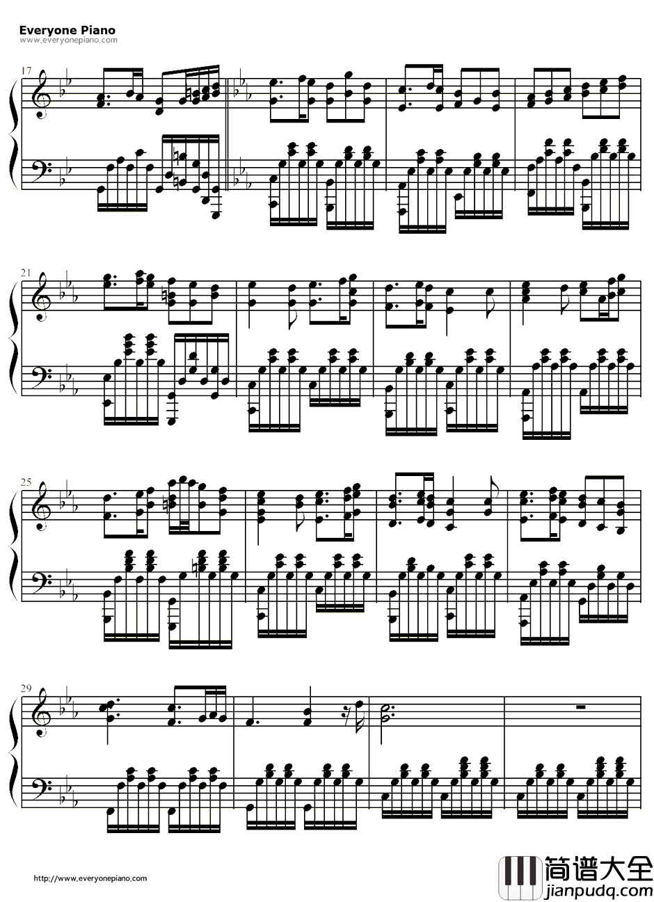 さやかのテーマ钢琴谱_梶浦由记_Decretum_魔法少女小圆BGM