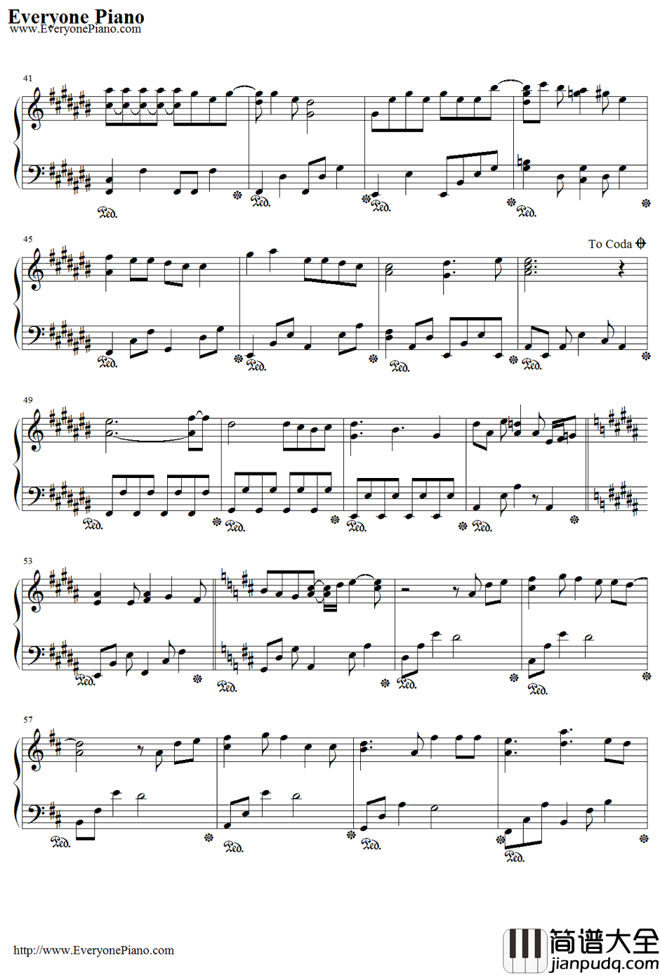 Over_Drive钢琴谱_GARNETCROW_名侦探柯南天空的遇难船主题曲