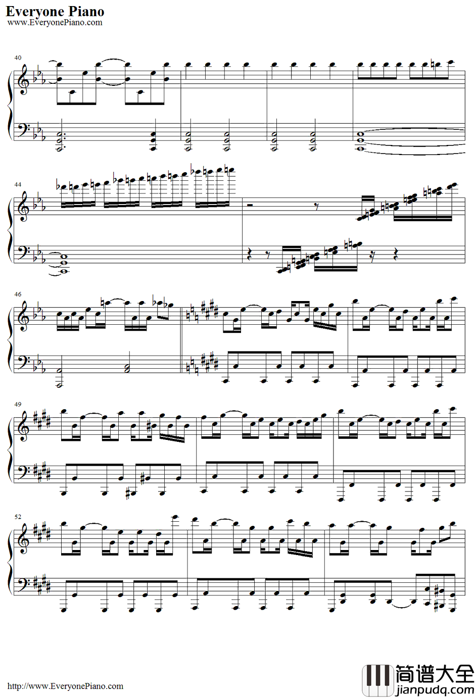 Evans钢琴谱_西村宜隆（DJYOSHITAKA）_乐动魔方OST_JUBEATOST