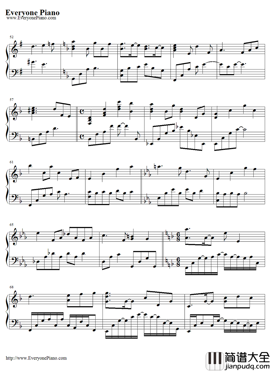 Loanna钢琴谱_李闰珉