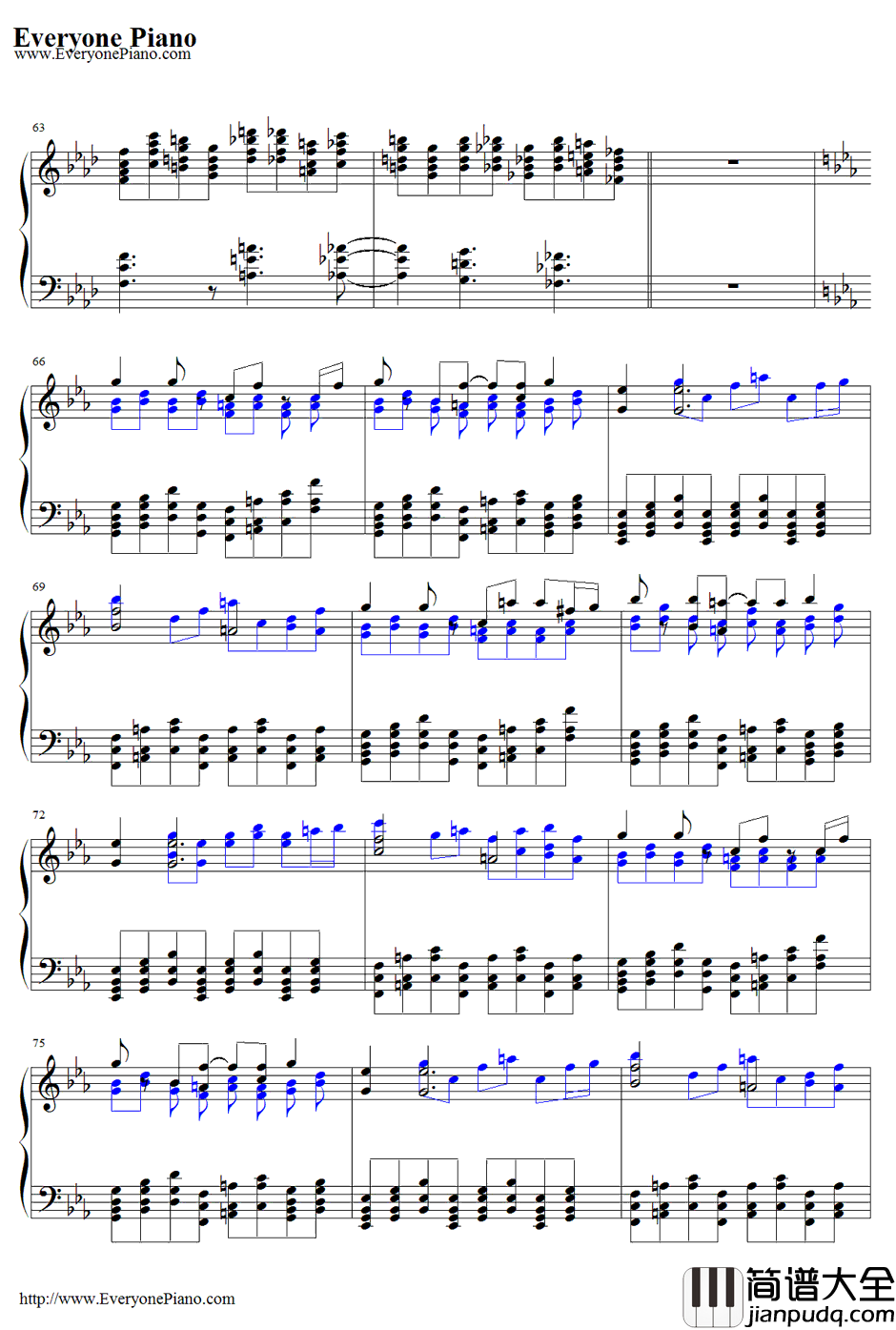 霊知の太阳信仰～NuclearFusion钢琴谱_东方project_东方地灵殿～SubterraneanAnimism.