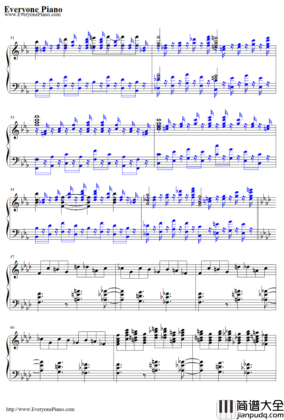 霊知の太阳信仰～NuclearFusion钢琴谱_东方project_东方地灵殿～SubterraneanAnimism.