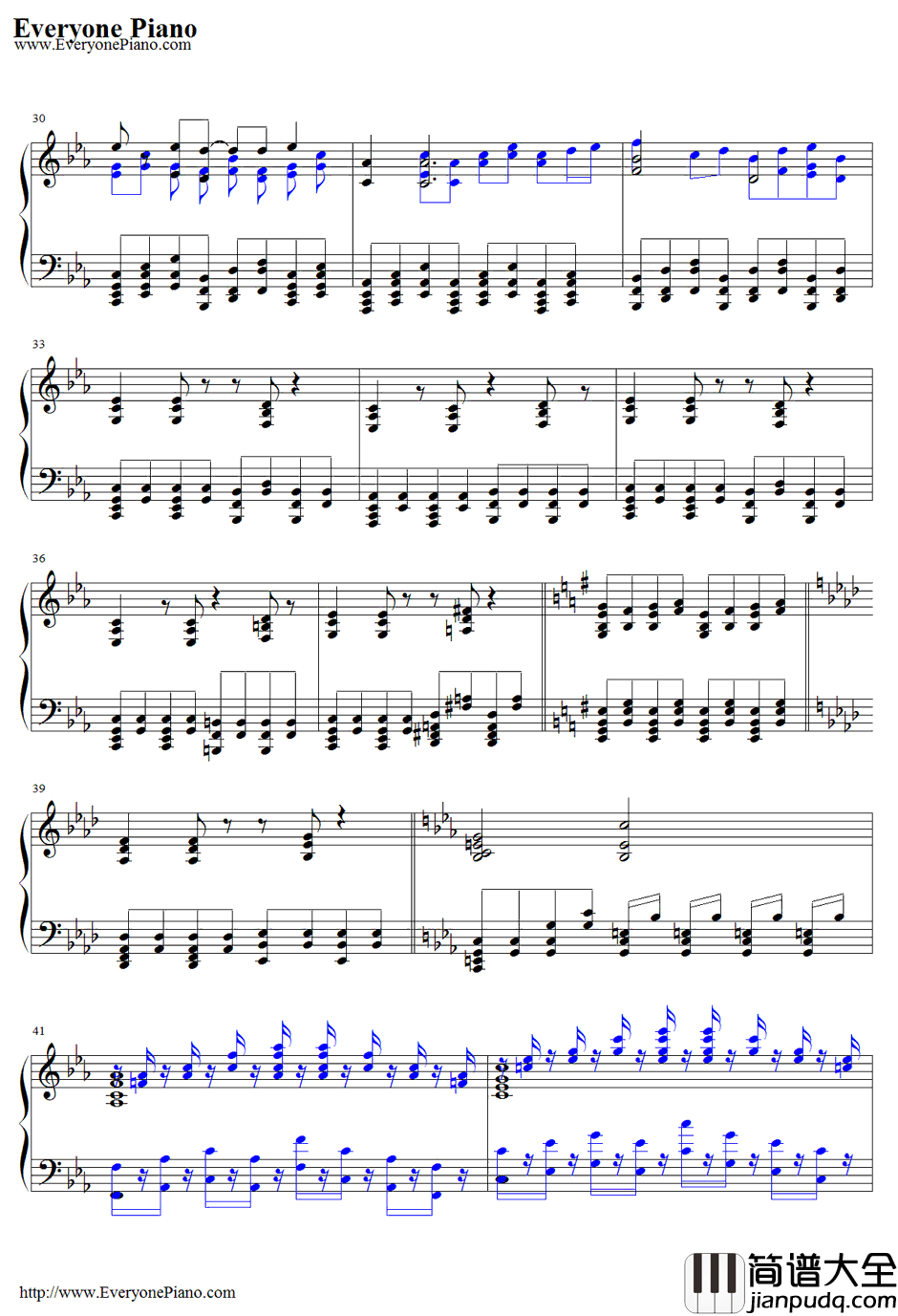 霊知の太阳信仰～NuclearFusion钢琴谱_东方project_东方地灵殿～SubterraneanAnimism.