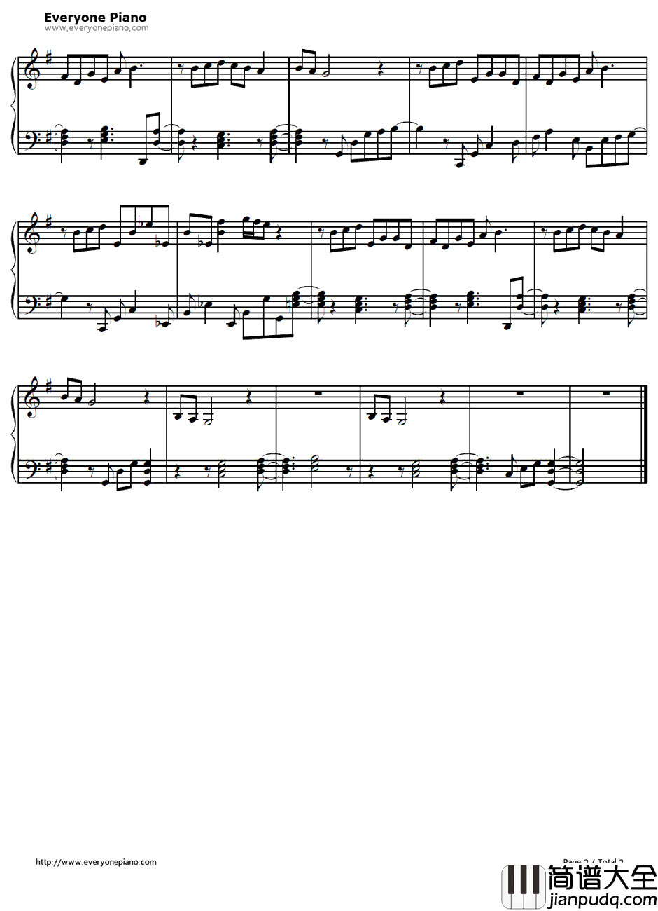 绊钢琴谱_亀梨和也_极道鲜师2插曲