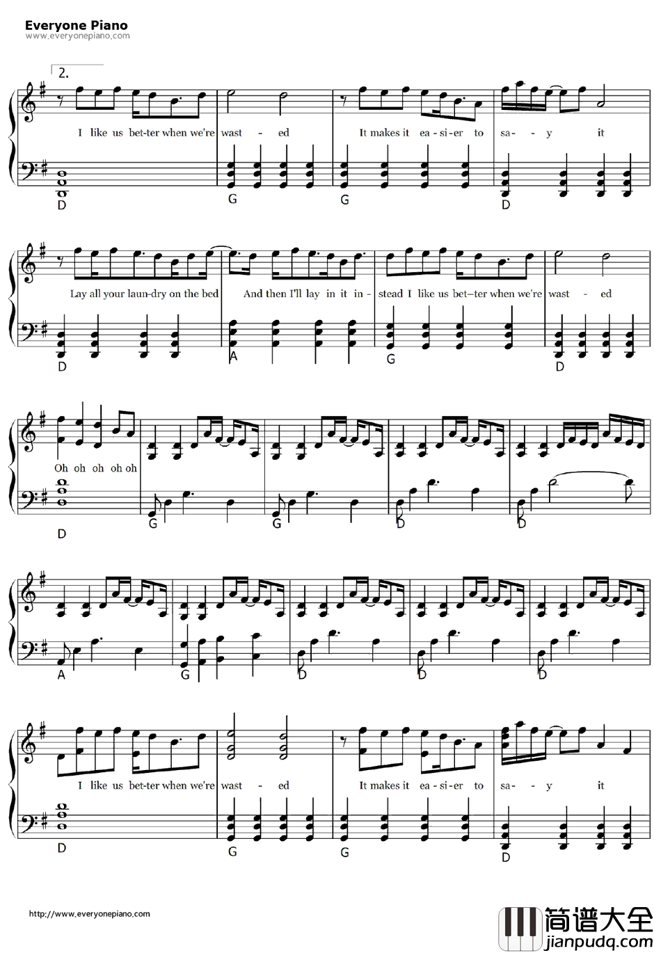 Wasted钢琴谱_Tiesto&MatthewKoma