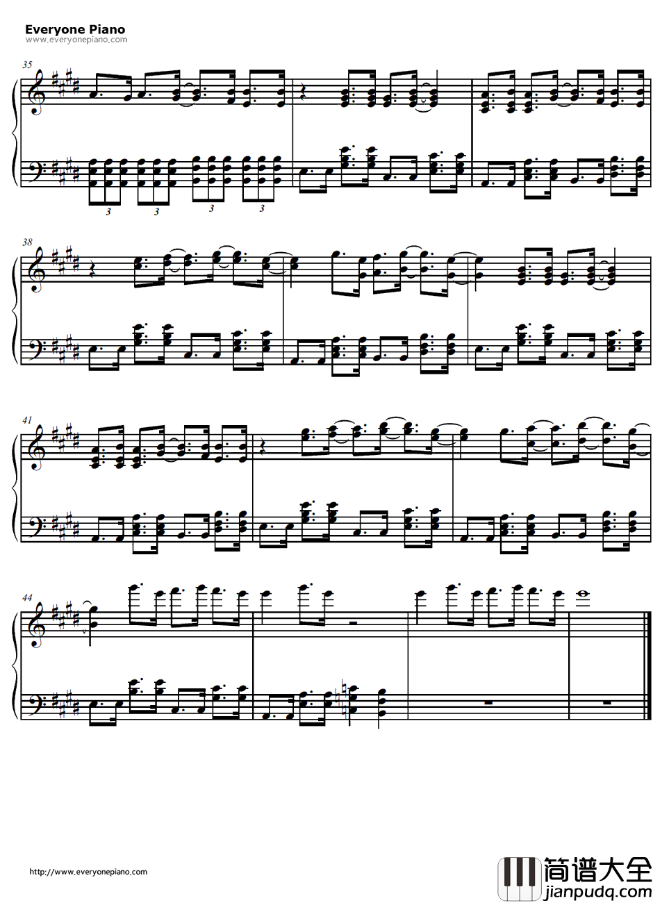 Mr.Raindrop钢琴谱_Amplified_银魂ED2