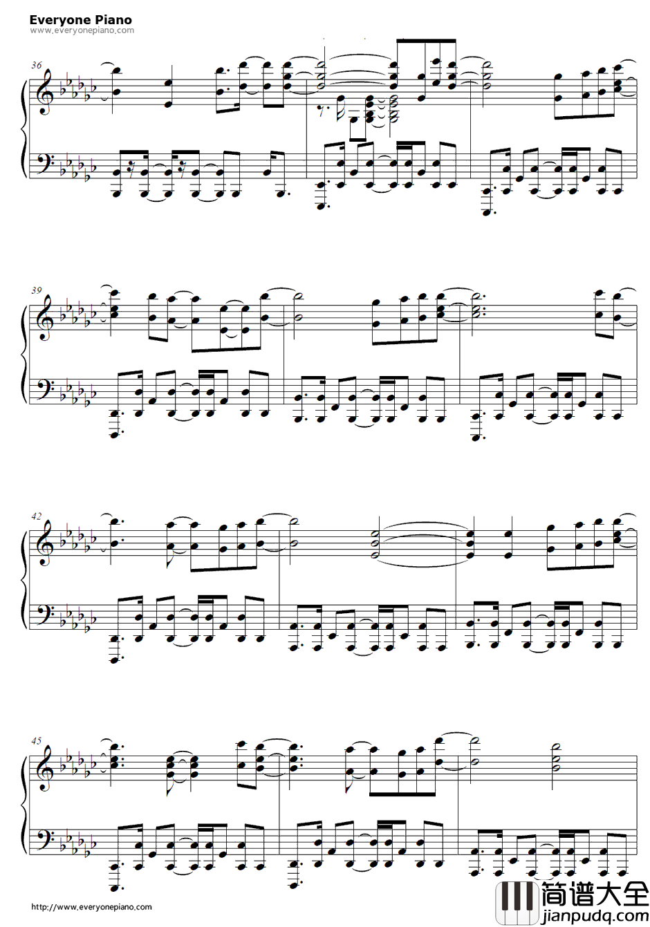 Before_my_body_is_dry钢琴谱_小林未郁_斩服少女OST