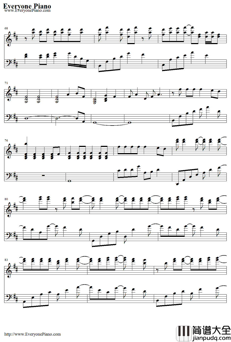 Dirt钢琴谱_FloridaGeorgiaLine