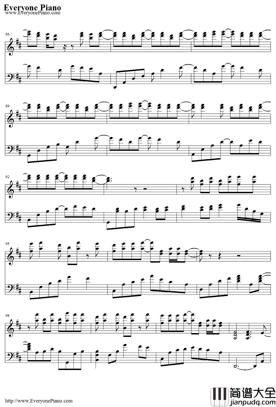 Dirt钢琴谱_FloridaGeorgiaLine