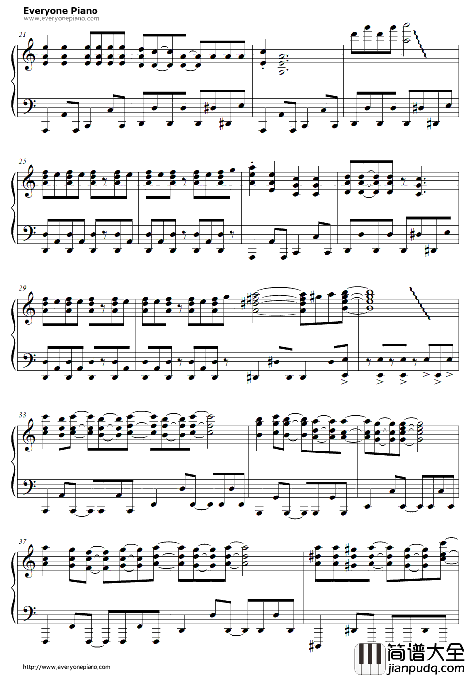 Listen!!钢琴谱_放课後ティータイム放学后茶会_K_ON!!ED1