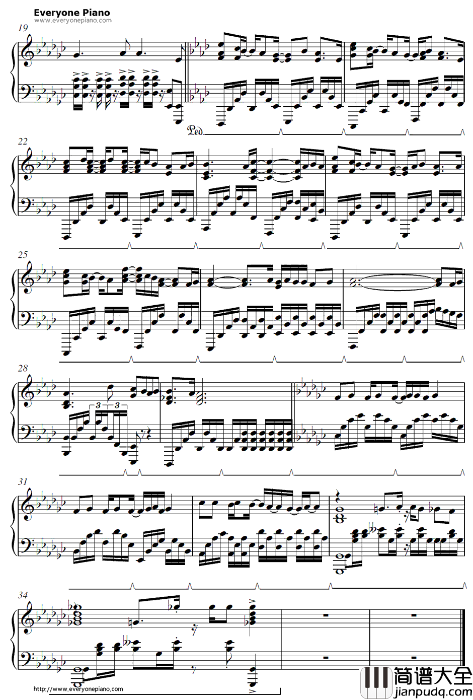 My_Secret钢琴谱_水野佐彩_会长是女仆大人!OP