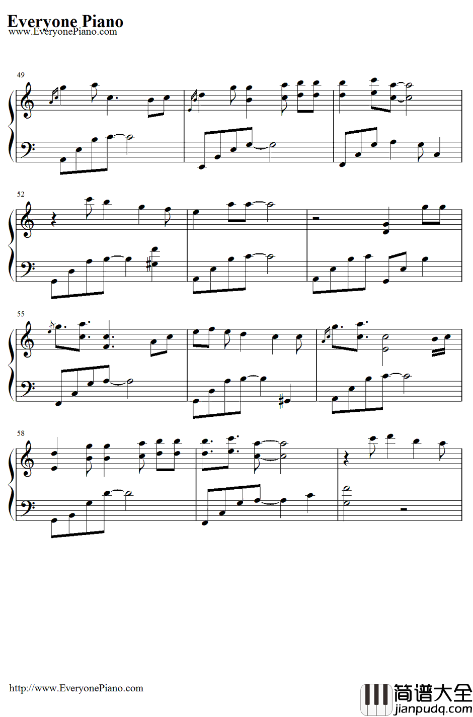 1000の言葉钢琴谱_倖田來未_千言万语_最终幻想X_2OST