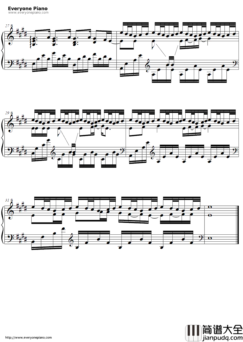 ココ钢琴谱_たむらぱん_京骚戏画OP