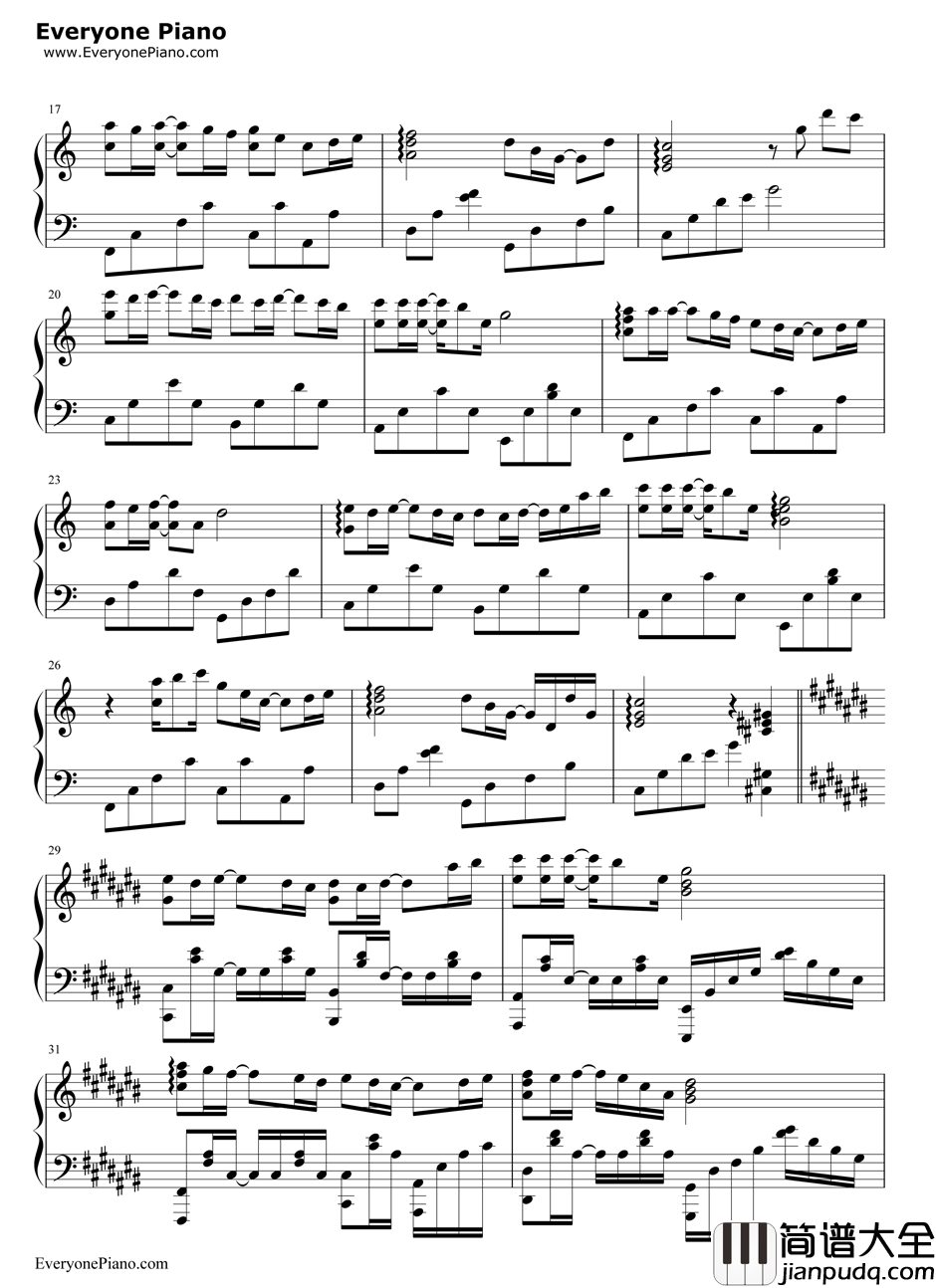 Stay_Forever钢琴谱_未知